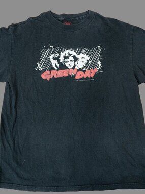 Vintage 2005 Green Day Cinder Block Band Tee American Idiot Y2K Punk